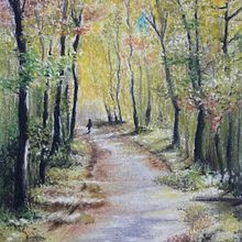 Russian Landscape. Drawing, Traditional illustration, and Painting project by Sergio Vera - 05.05.2020