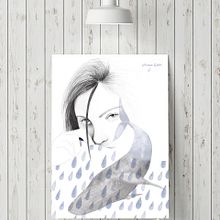 Ilustración | Blåhval. Decoration, Drawing, Pencil Drawing, Artistic Drawing, Portrait Drawing, Digital Drawing, Realistic Drawing, Traditional illustration, and Digital Illustration project by Vanessa Estefa - 04.11.2020