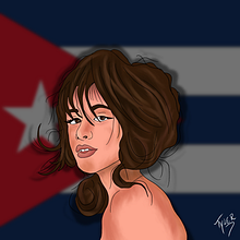 camila cabello. Artistic Drawing, Portrait Drawing, Digital Drawing, Realistic Drawing, and Digital Illustration project by Tyler Sawinsky - 07.17.2020