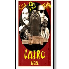 Cairo Here poster . Digital Lettering, Graphic Design, and Traditional illustration project by abonesma - 07.17.2020