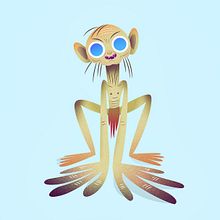 Gollum. Character Design, Digital Illustration, Traditional illustration, and Vector Illustration project by Nathan Jurevicius - 07.17.2020