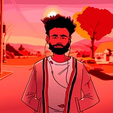 Childish Gambino. 2D Animation, and Vector Illustration project by Daniel Fernandes - 07.17.2020