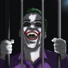 Joker encarcelado. Un progetto di Illustrazione tradizionale e Illustrazione digitale di Adrian Gonzalez - 18.07.2020