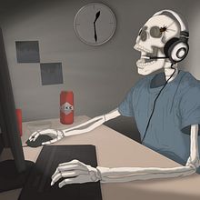 Esperando que cambie mi suerte . Un progetto di Illustrazione tradizionale e Illustrazione digitale di Adrian Gonzalez - 18.07.2020
