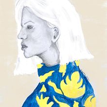 My project in Portrait with Pencil, Color Techniques and Photoshop course. Drawing project by Carita Wallius - 07.18.2020