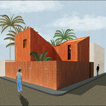 My project in Architectural Visualization Using Digital Collage course. Un projet de Architecture de Montserrat Lucio Galindo - 29.10.2020