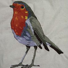 Mi Proyecto del curso: Pintar con hilo: técnicas de ilustración textil. Un proyecto de Bordado de Verónica Arévalo Gutiérrez - 19.07.2020