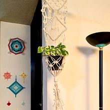 Mi Proyecto del curso: Diseño de accesorios en macramé. Macramé project by viridianaa - 07.19.2020