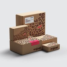 Enjoei. Un proyecto de Br, ing e Identidad, Diseño, Diseño de logotipos y Diseño gráfico de Gilian Gomes - 19.07.2020