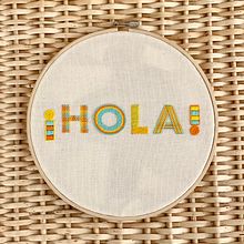 Mi Proyecto del curso: Letras bordadas: el hilo como herramienta gráfica. Embroider project by Daniela Collao - 07.22.2020