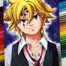 Mi Proyecto del curso: Manga, Meliodas. Projekt z dziedziny Trad, c i jna ilustracja użytkownika aleygusty - 19.07.2020