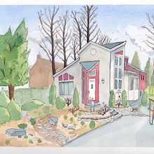 My project in Architectural Sketching with Watercolor and Ink. Un proyecto de Ilustración arquitectónica, Pintura a la acuarela, Bocetado, Dibujo, Sketchbook e Ilustración con tinta de Quique Íñiguez - 16.07.2020