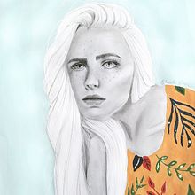 Meu projeto do curso: Retrato com lápis, técnicas de cor e Photoshop. Projekt z dziedziny  R i sunek użytkownika eduardawpassos - 20.07.2020