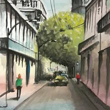 Mi Proyecto del curso: Paisajes urbanos en acuarela. Projekt z dziedziny Malowanie akwarelą użytkownika Sergio Vera - 18.06.2020