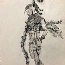 KindWolf Zat. Traditional illustration project by Enrique Giovanni Juarez Moncayo - 07.21.2020
