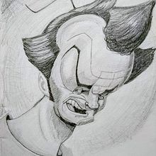 Mi Proyecto del curso: Retrato en caricatura con grafito (Jack Nicholson). Un progetto di Disegno a matita, Disegno e Disegno artistico di Paúl Spin - 21.07.2020
