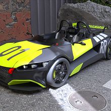 Mi Proyecto del curso: Introducción al modelado de vehículos en 3D. Projekt z dziedziny 3D, Projektowanie produktowe i Postprodukcja fotograficzna użytkownika Carlos Plaza - 21.07.2020