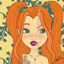 GRL PWR con Procreate . % Veintitres Art tarafından hazırlanan Karakter Tasarımı, Dijital İllüstras, Ve on projesi - 07.21.2020