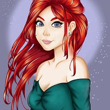My project in Female Character Portraits in Procreate course. Character Design project by Emma Marks - 07.20.2020
