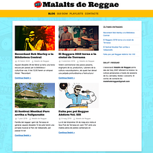 Web Colectivo Reggae. Web Design project by Miguel Ángel Martínez Franco - 07.21.2020