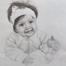 Retrato por el día de la madre. Drawing, Pencil Drawing, Portrait Drawing, and Realistic Drawing project by Luz de María Felices Lizarbe - 05.10.2020
