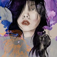 Mi Proyecto del curso: Retrato ilustrado con Procreate. Fine Arts, Sketching, Drawing, Artistic Drawing, Portrait Drawing, Digital Drawing, Traditional illustration, Digital Illustration, Painting, Watercolor Painting, and Digital Painting project by Dani Drone - 07.21.2020