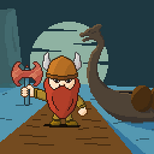 Personaje (Gnomo Vikingo). Un projet de Design  , et Pixel art de Christian Lesmes - 22.07.2020