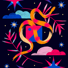 Cobrinha. Projekt z dziedziny R, sunek c, frow, Projektowanie graficzne, Ilustracja c i frowa użytkownika Victor Yoshida - 22.07.2020
