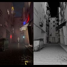 Callejon. 3D, Concept Art, and Set Design project by Rafael Martín Morales - 07.22.2020