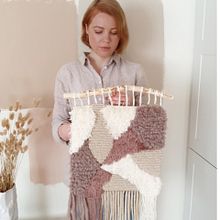 My project in Introduction to Latch Hooking and Locker Hooking course. Thank you Mariana for this inspiring course!. Projekt z dziedziny  Tkactwo użytkownika Ilona Jenkins - 22.07.2020