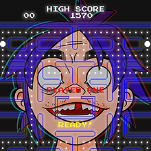 Pacman - A Gorillaz fanart. Drawing, Digital Drawing, Traditional illustration, and Digital Illustration project by Alfredo Toons - 07.22.2020