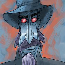 EL MALVADO CAZADOR. Traditional illustration project by chris macdonn - 07.22.2020