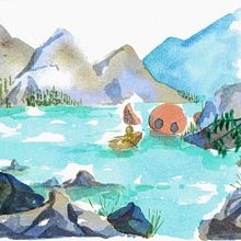 Mi Proyecto del curso: Ilustración en acuarela con influencia japonesa. Watercolor Painting project by franciscodmdm - 07.23.2020