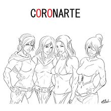 Coronarte . Fine Arts, Comic, Drawing, Digital Drawing, Traditional illustration, and Sketchbook project by Ruben de Frutos - 07.23.2020