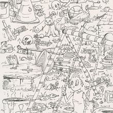 My Full Page Fill Up Drawing from the Art of Sketching Course. Traditional illustration, and Watercolor Painting project by Lynell Ingram - 07.23.2020