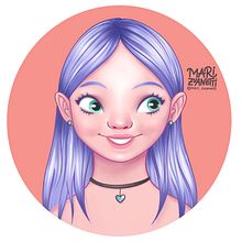 Meu projeto do curso: Retrato de personagens femininas com Procreate . Ilustrasi Digital, Dan Lukisan Digital proyek oleh Mari Zuanetti - 07.24.2020