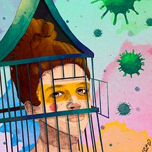 Confinamiento. Un proyecto de Ilustración digital de Luis Almagro - 20.05.2020