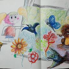 Projeto de ilustração para livro infantil.. Children's Illustration project by Alvaro Magalhães - 07.24.2020