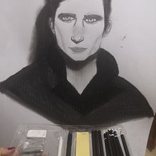 Mi Proyecto del curso: Retrato realista con lápiz de grafito. Portrait Drawing, and Realistic Drawing project by Carla G - 07.19.2020
