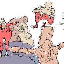 Project Red. Un proyecto de Concept Art, Dibujo, Dibujo a lápiz, Dibujo anatómico, Dibujo artístico, Diseño de personajes, Ilustración tradicional y Sketchbook de Hamed - 24.07.2020