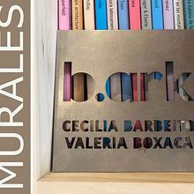 Hall con murales. Projekt z dziedziny  Architektura użytkownika Valeria Boxaca - 25.09.2019