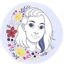 Meu projeto do curso: Retrato ilustrado com elementos botânicos. Een project van Digitale tekening, Ontwerp van personages y Digitale illustratie van mylena_sandrade10 - 25.07.2020