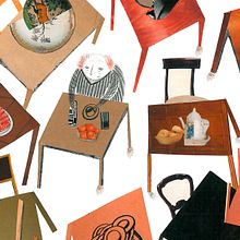 Sorpresa! . Collage, Drawing, Pencil Drawing, Character Design, and Traditional illustration project by Fátima Ordinola - 07.25.2020