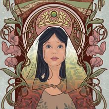 La Princesa y el guisante. Projekt z dziedziny Trad, c, jna ilustracja, Ilustracja c, frowa i Ilustracje dla dzieci użytkownika Celeste Vargas Hoshi - 14.01.2020
