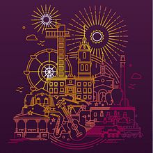 Propuesta cartel Feria y Fiestas Socuéllamos 2018. Poster Design project by Fernando Fernandez Camacho - 06.17.2018