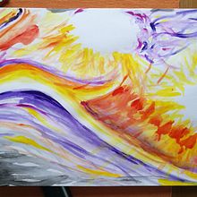 Orgasmi - Orgasm. Acr, and lic Painting project by Julia Tuuhela - 07.25.2018