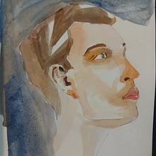 My project in Artistic Portrait with Watercolors course. Watercolor Painting project by Michael Thompson - 03.15.2021
