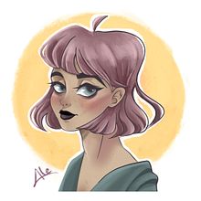 Bruna. Ilustração digital projeto de Alexandra Beltran Molina - 20.07.2020