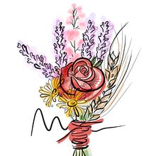 Tattoo design for Mom’s Day. Desenho de tatuagens e Ilustração digital projeto de Alexandra Beltran Molina - 01.05.2020