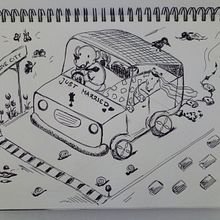 Mein Kursprojekt: Die Sketching Kunst: Transformiere Skizzen in Kunst. Watercolor Painting, Architectural Illustration, Comic, Traditional illustration, Ink Illustration, and Drawing project by Bea - 07.25.2020